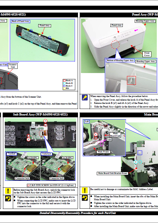 Epson WorkForce WP-M4011 M4015 M4095 M4521 M4525 M4595 Service Manual-4